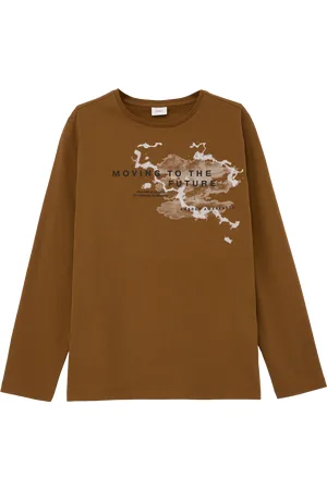 QS by s.Oliver Longsleeve mit Frontprint, Jungen