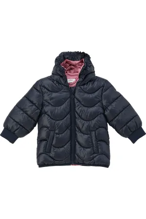 QS by s.Oliver Steppjacke mit gerüschter Kapuze, Babys