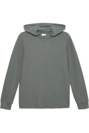 QS by s.Oliver Kapuzenpullover mit Rippstruktur, Jungen