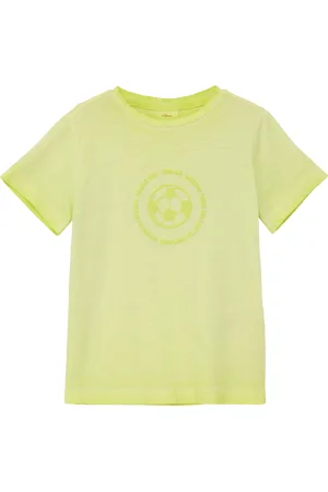 QS by s.Oliver T-Shirt mit gummiertem Frontprint, Kinder