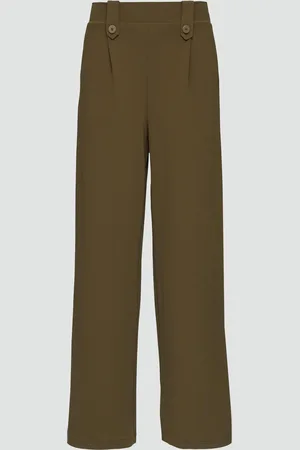 QS by s.Oliver Crêpe-Hose im Relaxed Fit mit Wide Leg, Damen