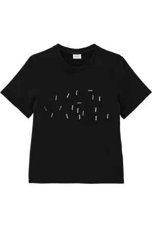 QS by s.Oliver T-Shirt mit Pailletten-Details, Mädchen