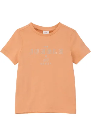 QS by s.Oliver T-Shirt mit Schriftprint, Kinder
