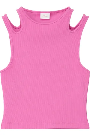 QS by s.Oliver Tanktop mit Rippstruktur, Mädchen