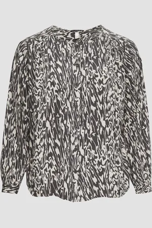 QS by s.Oliver Viskosebluse im Loose Fit, Damen