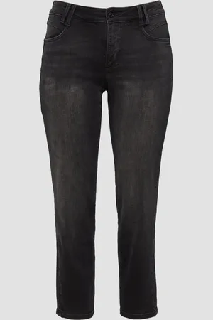 QS by s.Oliver Jeans / Curvy Fit / Mid Rise / Slim Tapered Leg, Damen