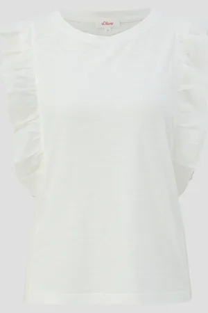 QS by s.Oliver Top mit Raffung, Damen