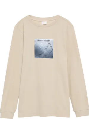 QS by s.Oliver Langarmshirt mit Frontprint, Jungen
