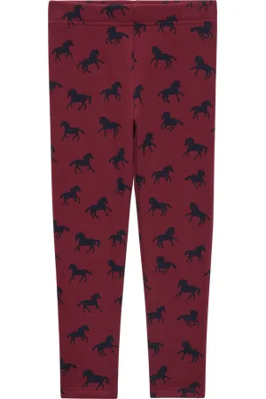 QS by s.Oliver Leggings aus Thermofleece mit All-over-Print, Kinder