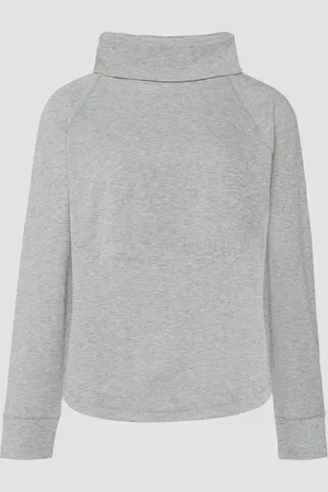 QS by s.Oliver Sweatshirt aus Jersey mit weitem Rollkragen, Damen