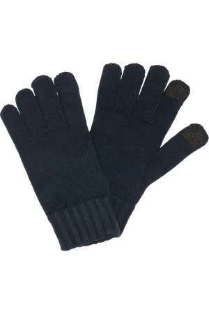 QS by s.Oliver Handschuhe aus Baumwollstrick mit Touchscreen Funktion, Herren