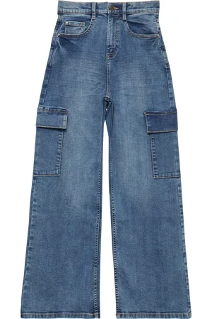 QS by s.Oliver Jeans / Regular Fit / High Rise / Wide Leg / Cargotaschen, Mädchen