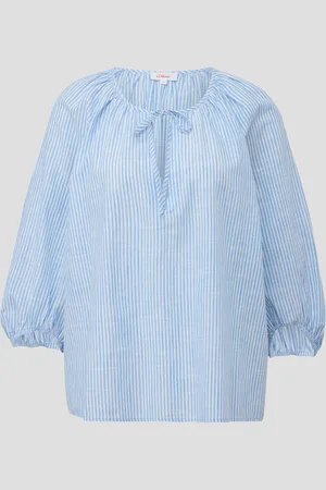 QS by s.Oliver Gestreiftes Blusenshirt mit Raglanärmeln, Damen