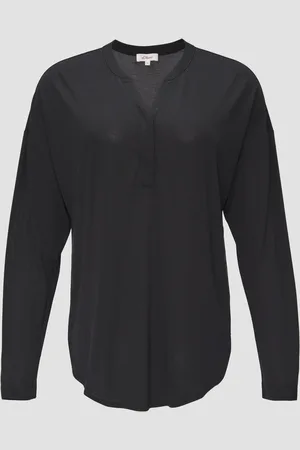 QS by s.Oliver Blusenshirt aus fließendem Modalmix, Damen