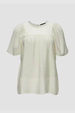 QS by s.Oliver Bluse mit Leo-Spitze, Damen