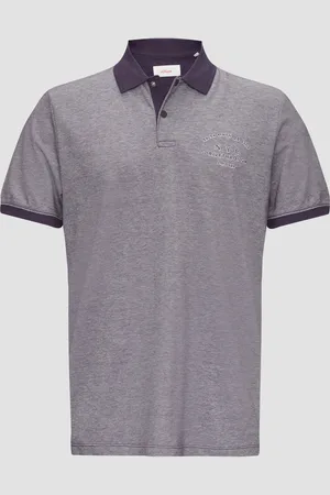QS by s.Oliver Poloshirt aus Baumwollpiqué mit Kontrast-Details, Herren
