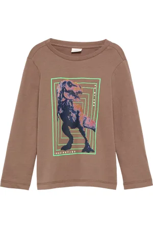 QS by s.Oliver Longsleeve mit Dino-Print, Kinder