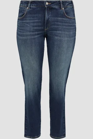 QS by s.Oliver Jeans / Curvy Fit / Mid Rise / Slim Tapered Leg, Damen