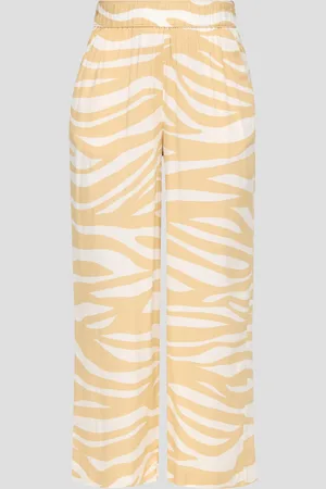 QS by s.Oliver Hose aus reiner Viskose mit All-over-Print, Damen