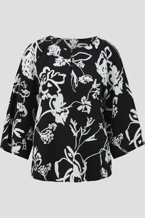 QS by s.Oliver Viskosebluse im Loose Fit, Damen