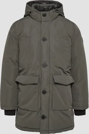 QS by s.Oliver Wattierter Parka mit Kapuze, Herren