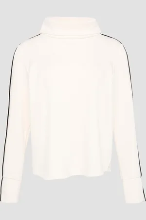 QS by s.Oliver Sweatshirt mit Kontrast-Details und geschlitztem Ärmelsaum, Damen