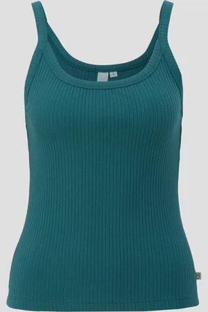 QS by s.Oliver Tank Top mit Rippstruktur, Damen