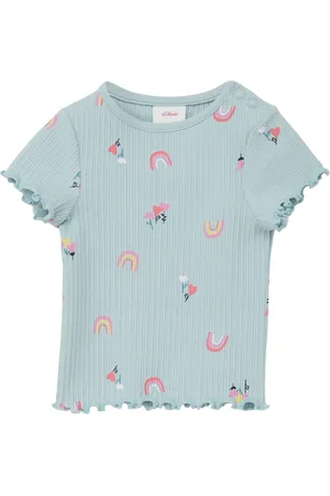 QS by s.Oliver T-Shirt aus Rippware, Babys