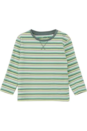 QS by s.Oliver Gestreiftes Longsleeve, Babys