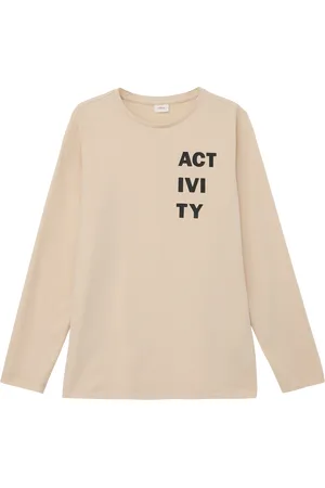 QS by s.Oliver Longsleeve mit Schriftprint, Jungen