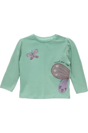 QS by s.Oliver Longsleeve mit Applikation und Glitzer, Babys