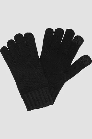 QS by s.Oliver Handschuhe aus Baumwollstrick mit Touchscreen Funktion, Herren