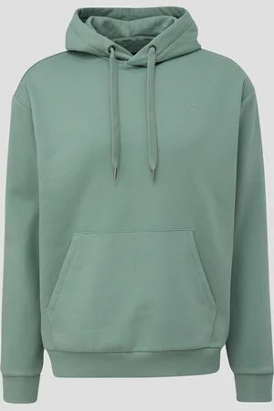 QS by s.Oliver Kapuzen-Sweatshirt mit Logostickerei, Herren