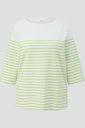 QS by s.Oliver Sweatshirt mit 3/4-Ärmeln, Damen