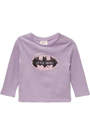QS by s.Oliver Langarmshirt mit glitzerndem Batman®-Print, Babys
