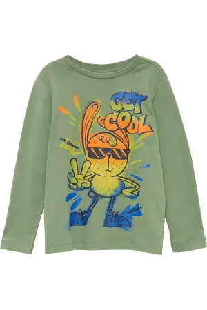 QS by s.Oliver Longsleeve mit Frontprint, Kinder