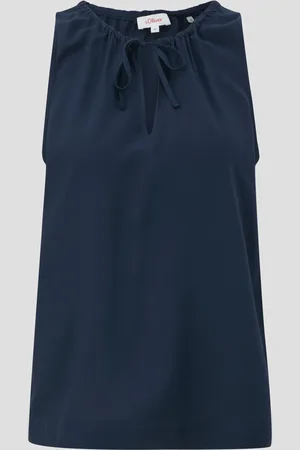 QS by s.Oliver Blusenshirt aus Viskose mit All-over-Print, Damen