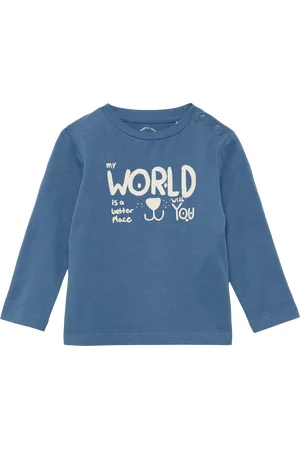 QS by s.Oliver Langarmshirt mit Frontprint, Babys
