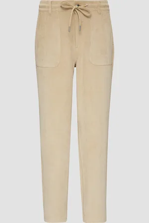 QS by s.Oliver Fließende Jogpants aus Feincord, Damen