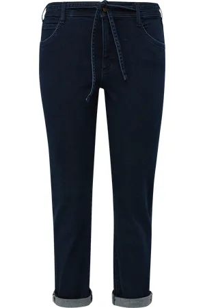 QS by s.Oliver Jeans / Slim Fit / Mid Rise / Slim Leg / Bindegürtel, Damen