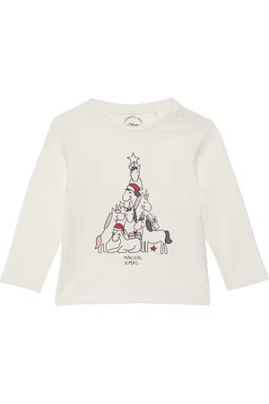 QS by s.Oliver Longsleeve mit Weihnachtsmotiv, Babys