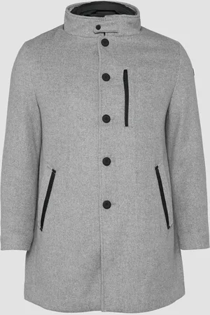 QS by s.Oliver Sportiver Kurzmantel mit gestepptem Insert, Herren