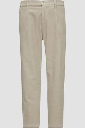 QS by s.Oliver Cord-Chino aus Baumwollstretch mit Bundfalten, Herren