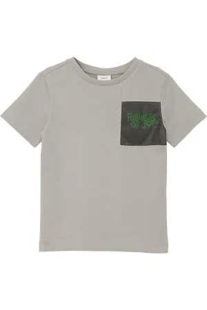 QS by s.Oliver T-Shirt mit Mesh-Applikation, Kinder