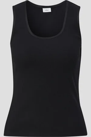QS by s.Oliver Tanktop mit Satin-Detail, Damen