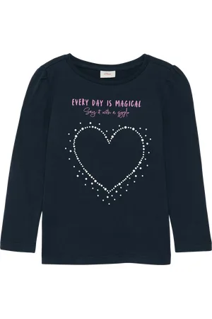 QS by s.Oliver Print-Shirt mit Schmucksteinen, Kinder