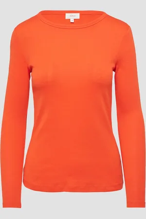 QS by s.Oliver Longsleeve mit Rippstruktur, Damen