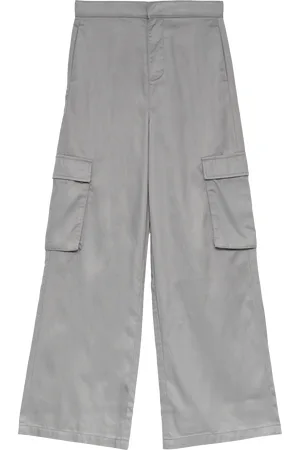 QS by s.Oliver Hose / Regular Fit / High Rise / Wide Leg / Glanzeffekt, Mädchen