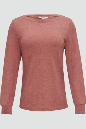 QS by s.Oliver Weiches Longsleeve aus Jerseystrick, Damen