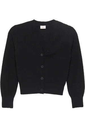 QS by s.Oliver Strickjacke mit Knopfleiste aus Bouclé, Mädchen